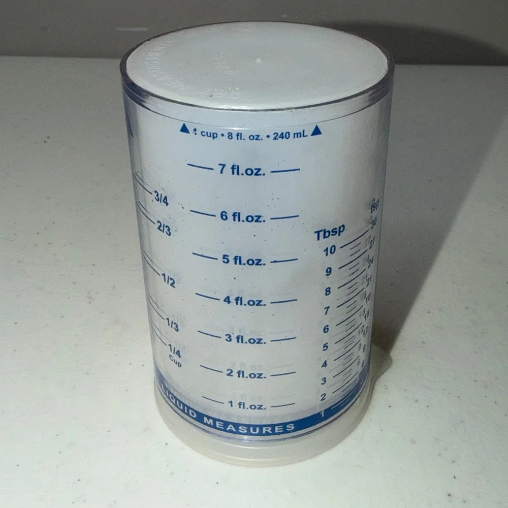 Pampered Chef Measure All 1 Cup #2236 – 8 oz Adjustable Wet or Dry Ingredients
